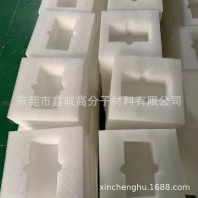 白色epe珍珠棉二代蓝牙耳机运输包装防震内衬