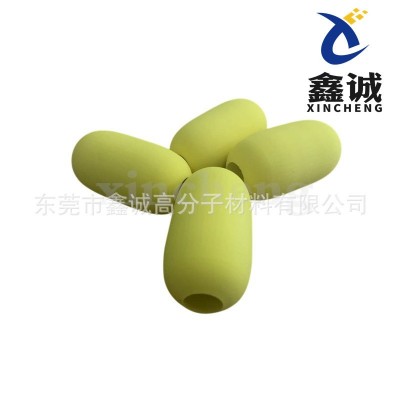 彩色EVA异形打磨钻孔制品 水上用品eva浮标 彩色防沉浮球图4