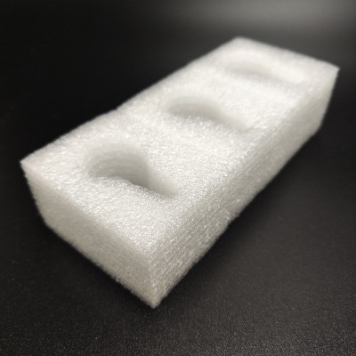 珍珠棉EPE内衬沐浴露洗发水化妆品泵头保护棉托白色珍珠棉包装图4