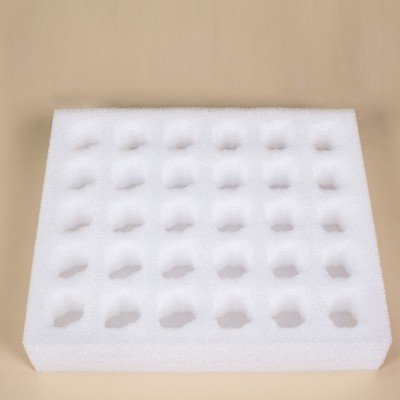 加工定制鸡蛋托盘快递用epe珍珠棉内衬防震防摔泡沫物流包装定做发泡棉蛋托厂家图2
