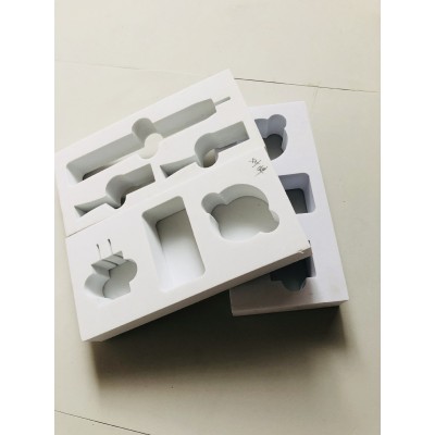白色EVA泡棉高密度化妆品内衬海绵植绒 防撞减震包装内衬内托定制图5