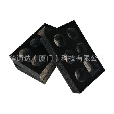 厂家批发珍珠棉内托工艺品异形泡沫填充快递防震黑色珍珠棉内衬图1