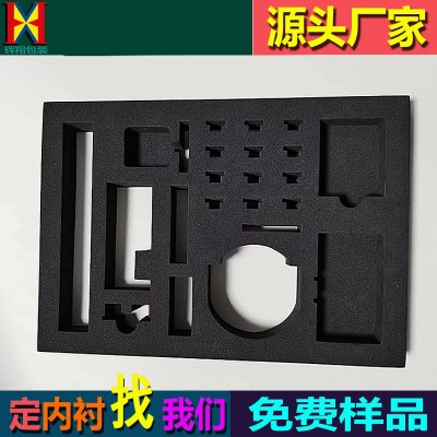 厂家定 制黑色EVA内衬 异形泡棉内托 工具箱内衬加工 铁 盒内衬图2