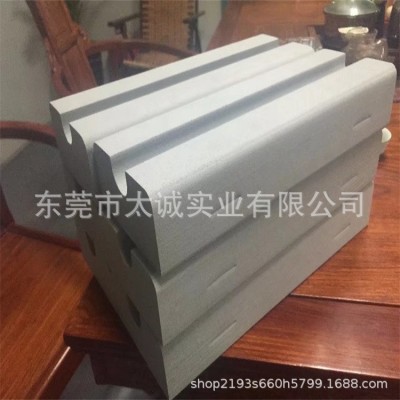 线切割加工EVA泡棉不规则凹槽防撞垫高密度大型显示屏固定卡座图2