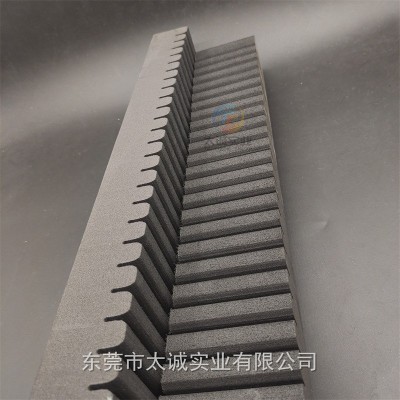 线切割加工EVA泡棉防撞条高密度缓冲减震泡沫板防静电卡槽内衬图2