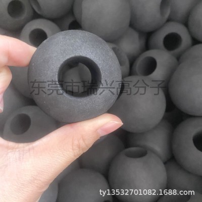 eva打孔球头 帐篷支架空心泡棉球高密度头筋膜枪按摩球 EVA跳绳球