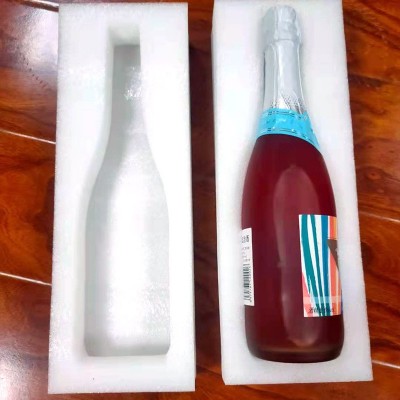 EPE红酒饮料包装防震快递玻璃酒瓶泡沫包装单双瓶珍珠棉包装图3