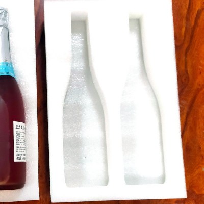 EPE红酒饮料包装防震快递玻璃酒瓶泡沫包装单双瓶珍珠棉包装图4