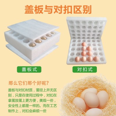 15枚珍珠棉蛋托现货 珍珠棉包装箱 防摔快递鸡蛋打包内衬包材厂家图5