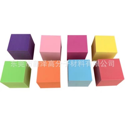 彩色eva泡棉方块 游乐场 防撞泡棉积木 环保EVA儿童玩具方块积木图4