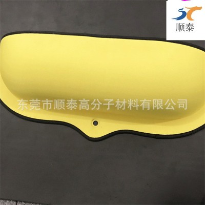 eva绒布复合防寒猫窝 eva异形冷热压箱包垫 EVA复布贴合冷压酒托图4