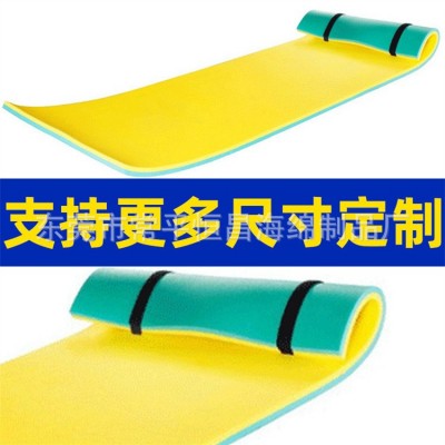 水上魔毯漂浮垫 海边休闲度假泳池免充气浮床水上乐园跑道 XPE浮毯图3