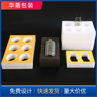 快递打包内衬防震epe珍珠棉泡沫板红酒包装海绵垫黑色加厚厂家图3