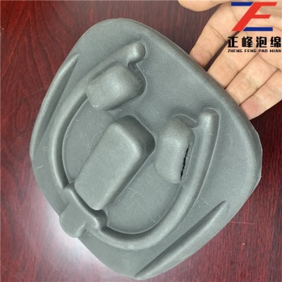 异形eva贴合毛毡冷热压成型托盘 弹力布复合eva冷热压 eva马鞍垫图2