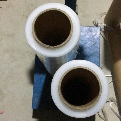 厂家批发PE缠绕膜拉伸膜 自粘防潮防尘透明包装膜 大卷工业打包膜图5