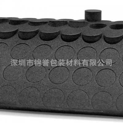 厂家批发eva脚垫背胶黑色eva泡棉脚垫圆形白色家具防滑泡棉垫片图2