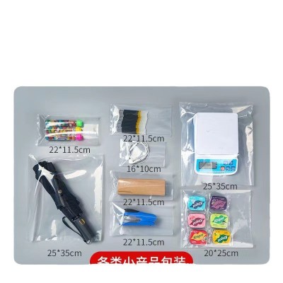 PE高压透明平口袋加厚薄膜包装袋子塑料袋大中小号防潮收纳平口袋图5