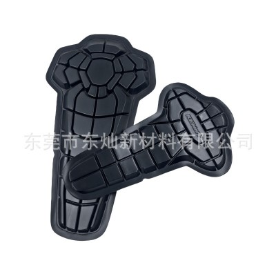 PU护膝护肘垫TPU运动护膝机车护具聚氨酯发泡护肘海绵发泡厂家