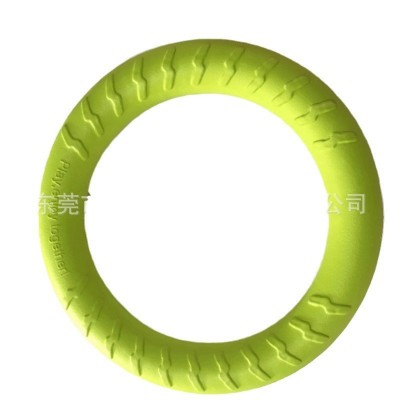厂家直销EVA发泡耐咬训练玩具宠物球浮水飞盘工作犬咬合训练拉环图5
