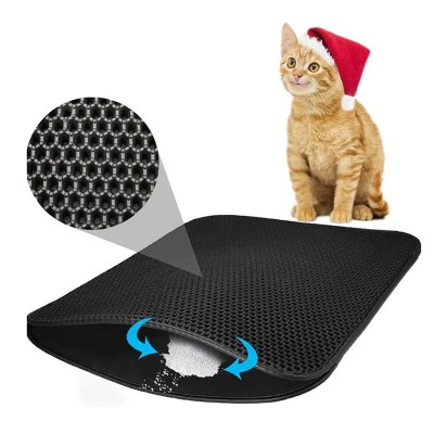 猫砂垫猫砂盆过滤防带出猫砂超大eva双层宠物地垫用品 厂家定 制图2