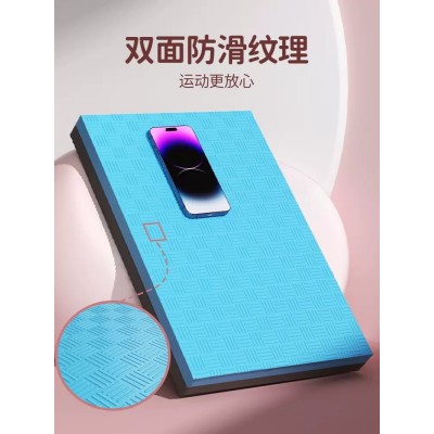 健腹轮跪垫家用支撑手肘垫滚轮收腹肌轮平衡垫运动健身地垫加厚减图2