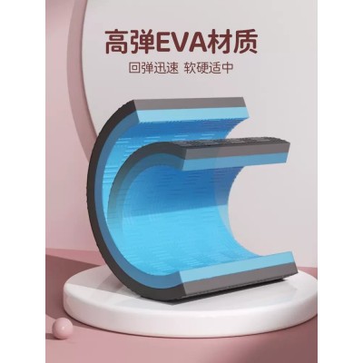 健腹轮跪垫家用支撑手肘垫滚轮收腹肌轮平衡垫运动健身地垫加厚减图3