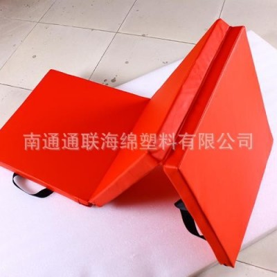 EPE珍珠棉内芯 PU户外运动体操垫 三折垫 折叠垫图3