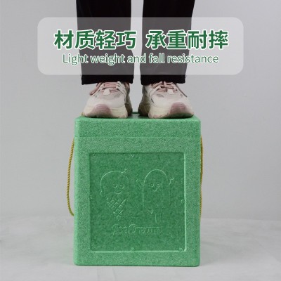 10L加厚保温箱冷藏保鲜冰淇凌摆摊epp泡沫箱生鲜冷链运输周转箱图4