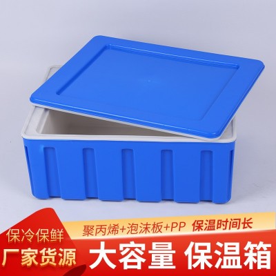 60L保温箱高密度泡沫板快餐食品保鲜箱加工聚丙烯车载外卖保温箱图3