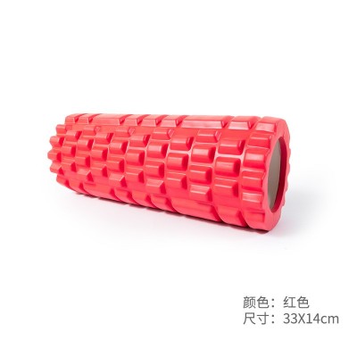 EVA空心滚筒瑜伽柱泡沫轴肌肉放松按摩棒 月牙滚轮狼牙棒瑜伽用品图5