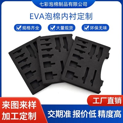 厂家批发现货38度eva泡棉板材 高密度黑色eva片材EVA包装内衬材料图2