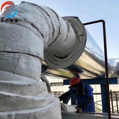 硅酸铝针刺毯保温隔热棉 防火锅炉管道硅酸铝毡 白色陶瓷纤维毯图3