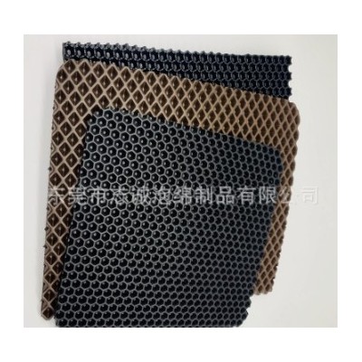 现货EVA汽车脚垫网格片材 蜂窝孔状汽车垫片材宠物控砂垫EVA材料图2