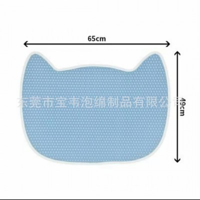 EVA双层猫砂垫砂盆防落砂宠物垫玩耍防溅过滤垫蹭脚蜂窝垫猫用品图3