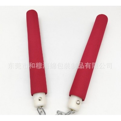 加工泡沫击剑道具辅助海绵击剑训练道具 双节棍橡塑海绵双节棍图3