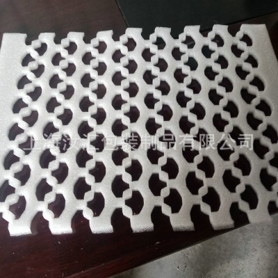 EPE珍珠棉内衬酒瓶鸡蛋玻璃制品快递防震包装雕刻彩色发 泡棉内托图5