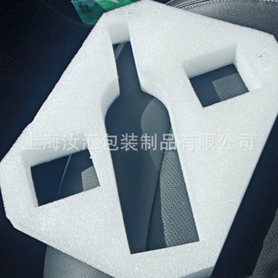 EPE珍珠棉内衬酒瓶鸡蛋玻璃制品快递防震包装雕刻彩色发 泡棉内托图3