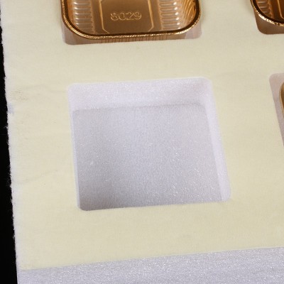EPE珍珠棉月饼礼品盒内衬 贴绒布月饼防磕碰减震保护托批发图4