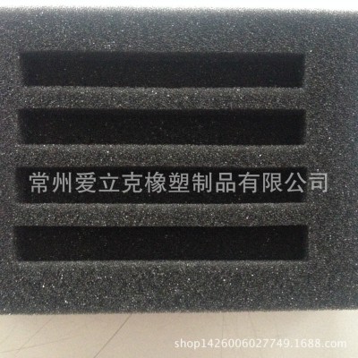 定做高密度黑色pu海绵包装内衬来图来样定做厂家直供华东地区