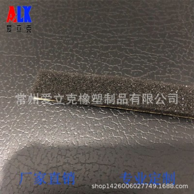 厂家供应遮光 填缝 密封 防尘自粘海绵条 发泡PU海绵高密度背胶图2