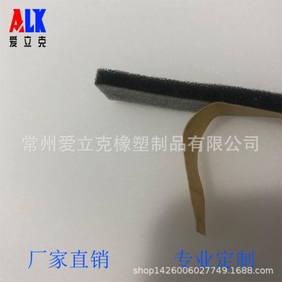 厂家供应遮光 填缝 密封 防尘自粘海绵条 发泡PU海绵高密度背胶图4