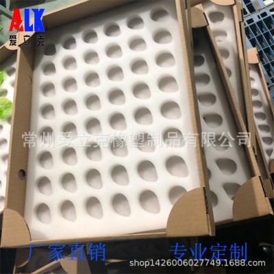草莓包装海绵片 定位缓冲垫片 常州厂家