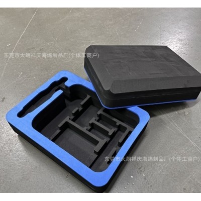 小型纸盒双拼彩色eva海绵内衬 精密仪器高精度eva泡棉保护内托图2