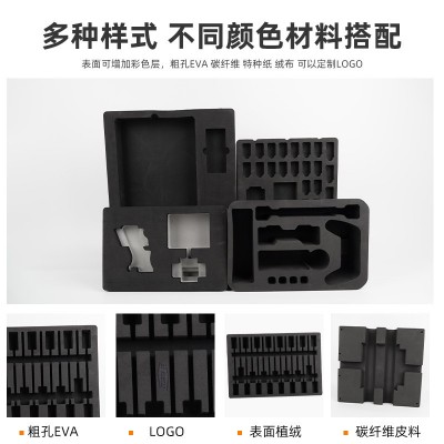 EVA内衬黑色拼灰色38度A料 eva内托工具盒内衬EVA片材冷压内衬图4