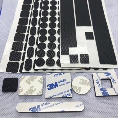 网格EVA脚垫 eva泡棉胶垫 海绵泡沫胶垫 黑色网格EVA背胶自粘脚垫图4