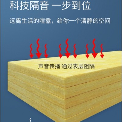 保温玻璃棉板铝箔棉板风管保温棉耐火防排烟板防火包裹隔断吸音棉图2