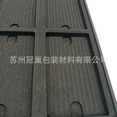 黑色环保eva材料 38度无味eva内衬 防静电eva泡棉雕刻一体成型图2