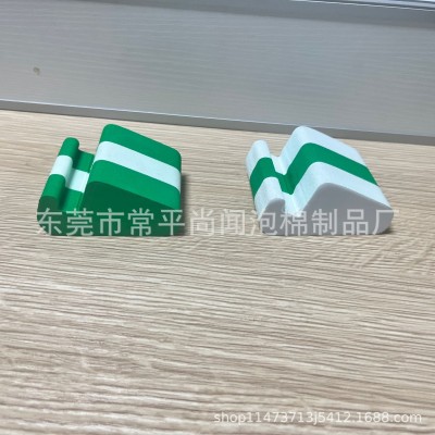 加工eva彩虹手机支架懒人手机支架eva彩色泡棉手机支架可丝印logo图5