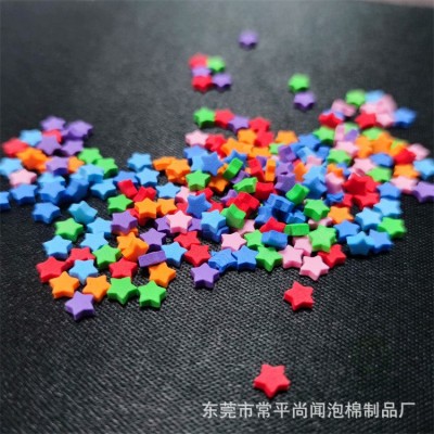 批发手机壳EVA填充泡沫小爱心 流沙手机壳eva星星月亮泡沫填充物图2