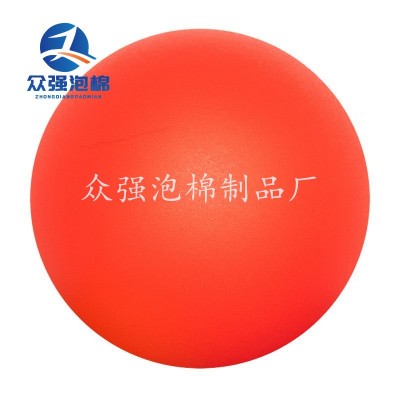 定制PU发泡大爱心压力球实心海绵光面握力球挤压发泄玩具球可印刷图4